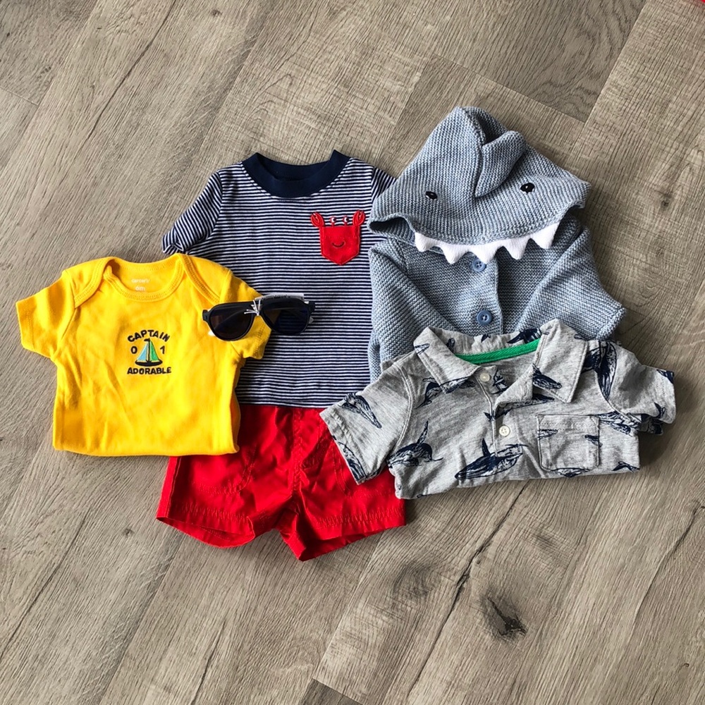 Carter’s/Gap baby nautical lot.